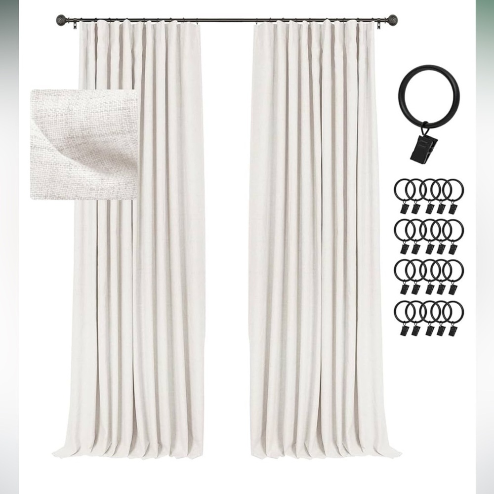 Blackout curtains from Amazon, never used!